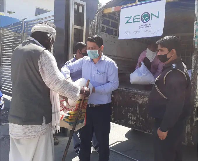 Nutritional kit distribution for school students